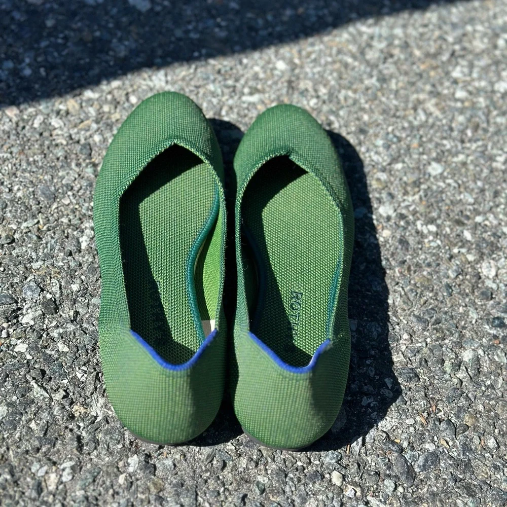 Rothy's Green Slip-On Flats - Picture 4 of 5